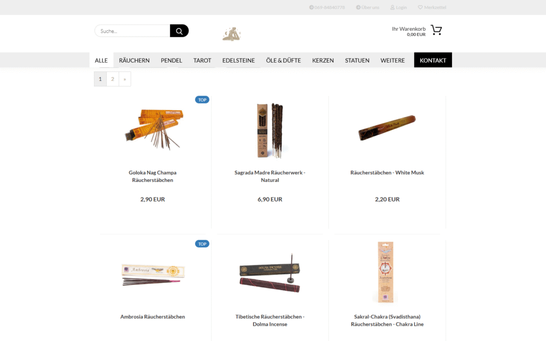 Top 5 Esoterik Shops im Raum Frankfurt am Main
