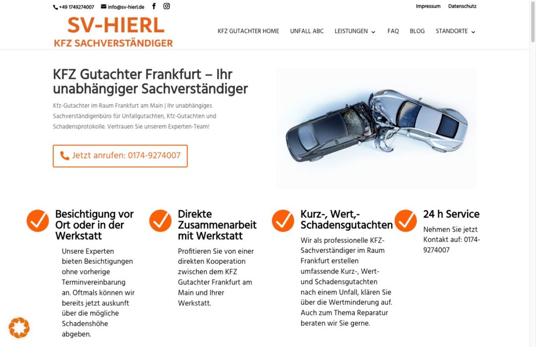 Top 5 KFZ-Sachverständige in Frankfurt