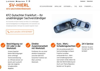 Top 5 KFZ-Sachverständige in Frankfurt